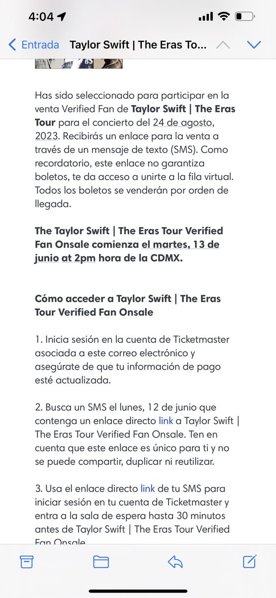 betomobasXXX's tweet photo. Yeiii tengo acceso como verified fan para el concierto de Taylor! Espero que todo salga bien y así cumpliremos uno de tus sueños amor! @eliezerlord13 https://t.co/5p2g3gTQsO