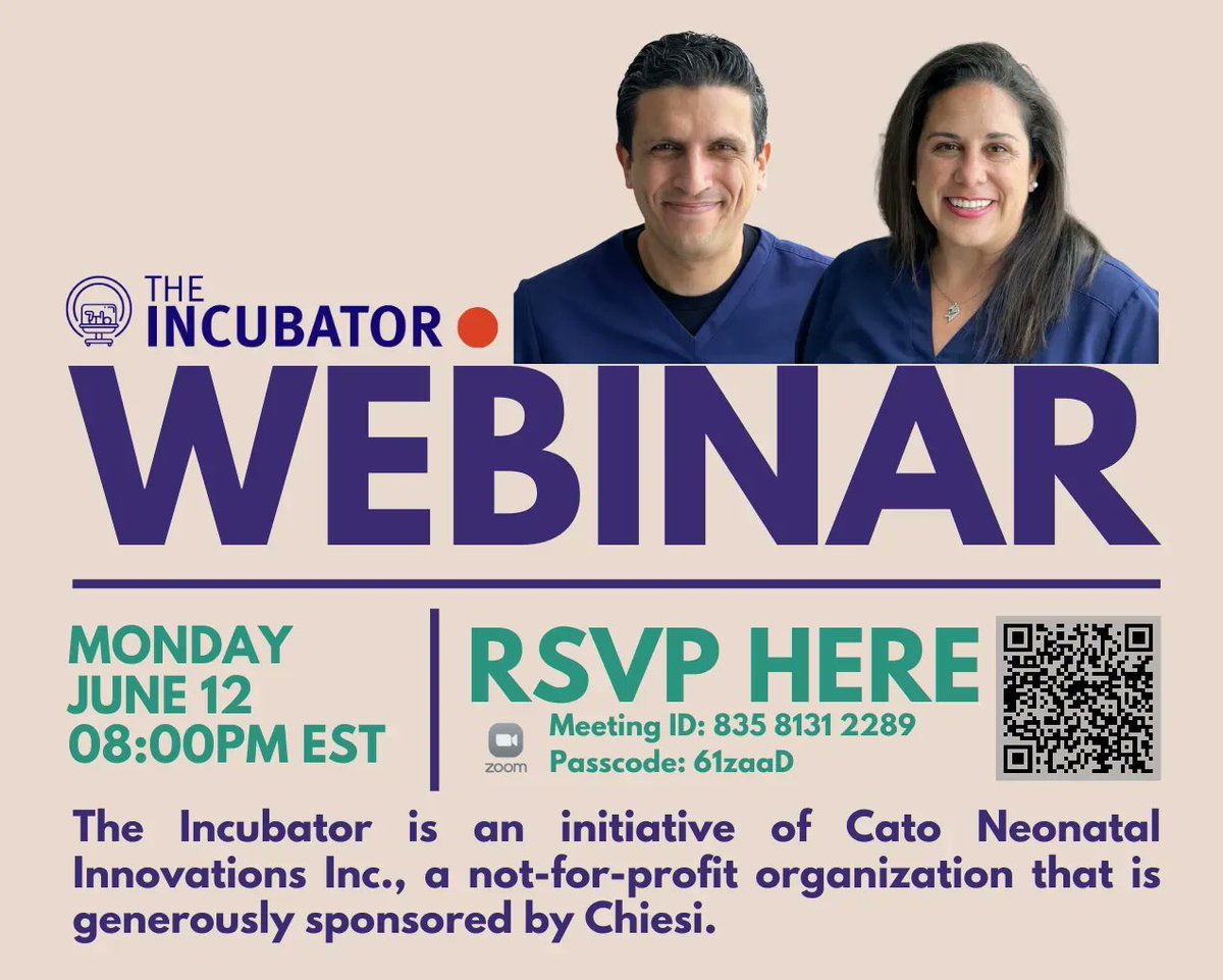 nicupodcast's tweet photo. We're live in just ONE HOUR! Tune in to hear all the news about our current and upcoming initiatives.

Join here: https://t.co/4Qo7IXQBrM 

#MedEd #MedStudentEd #MedTwitter #NeoTwitter #ebneo #PedsICU #Neonatology https://t.co/B4MP12HT7F