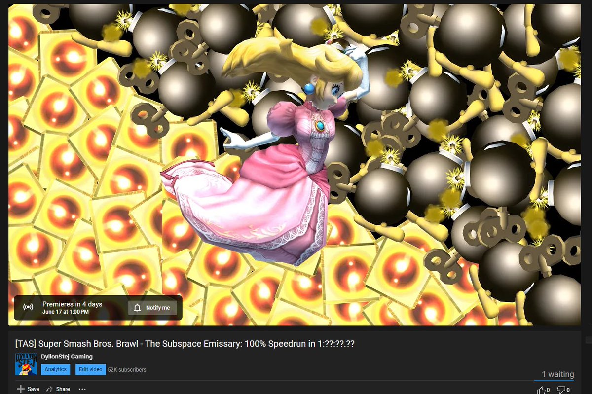 DStejGaming's tweet photo. THE SUBSPACE 100% TAS WILL BE RELEASED THIS SATURDAY AT 1:00PM EST

youtube. com/watch?v=DmAZGHmJw_g https://t.co/oab7XwsWo4