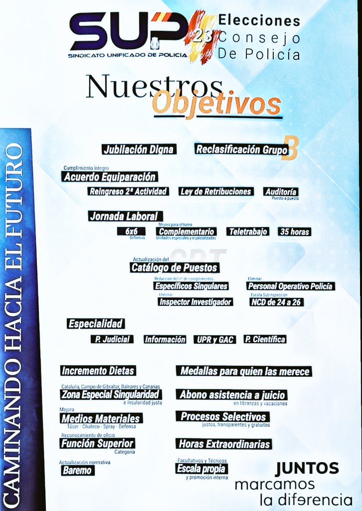 supcadizpro2019's tweet photo. Buenas noches ,iniciamos 💪🏽la campaña 🗳️ al Consejo de la Policía  2023 👮🏽‍♂️🚓. 
🗳️No olvides el 2️⃣8️⃣ de JUNIO 
⤵️⤵️⤵��⤵️⤵️⤵️
#VotaSUP
💪#JuntosMarcamosLaDiferencia
🔝Nuestros candidatos, 
el mejor proyecto.
@Sup_Policia @supandalucia https://t.co/cncup8wC2o