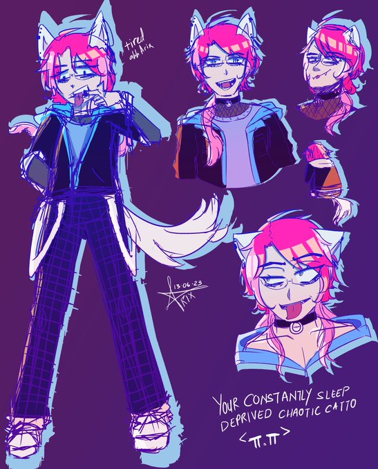 ᴀʀɪɴʏᴀɴ 🦊｜drawing hand cramps (astraearix) さんのイラスト・マンガ作品まとめ (9 件