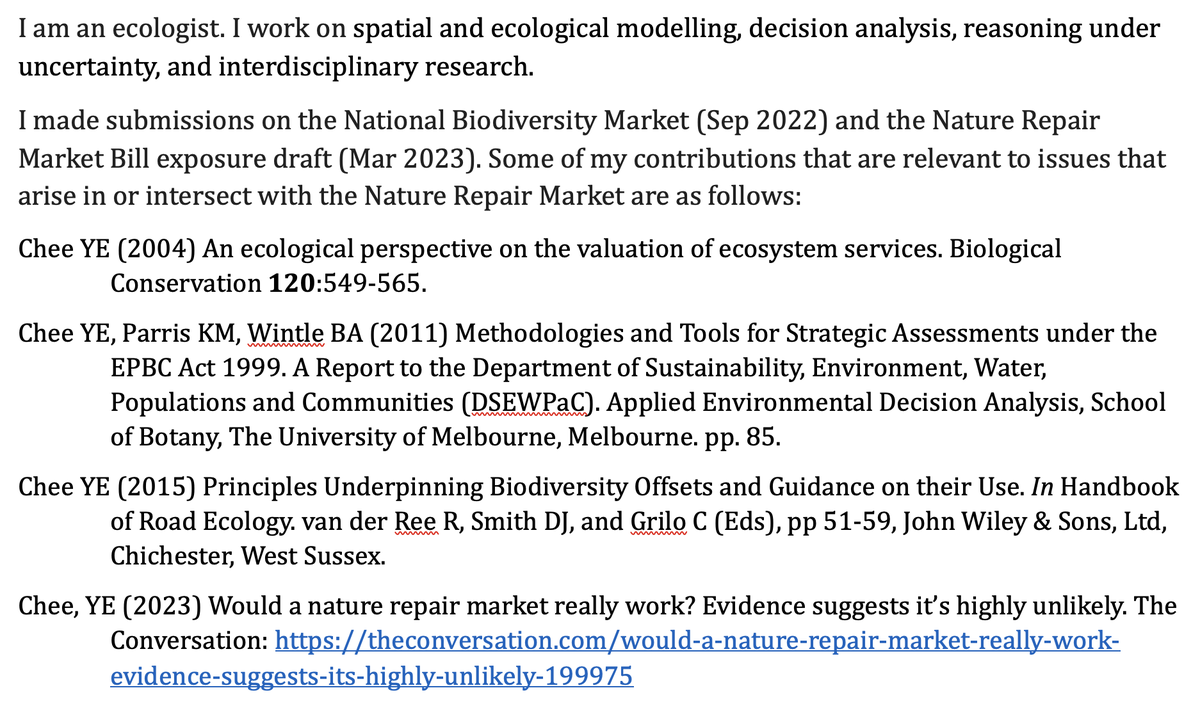 YungEnChee1's tweet photo. I bring evidence-based critical & moral objection to the #FinancialisationOfNature via the #NatureRepairMarket
I'm a member of the conservation science community but do not claim to represent them
Some of my relevant academic expertise is outlined👇 (https://t.co/cDKNWrfUTf) https://t.co/aWHWsm8Gvy