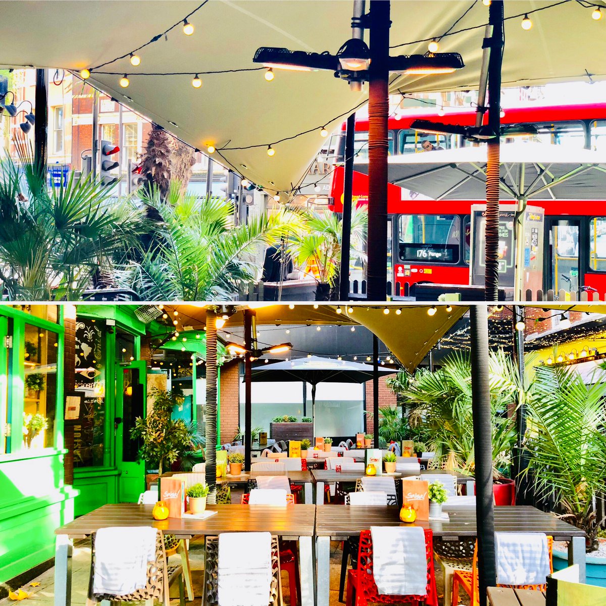 Bar_Salsa's tweet photo. #alfresco #dining #cocktails #London #HappyHr 4-8pm https://t.co/9blJGxsrmj #clubbing till late . @Alfresco @londonbars1 @londoncocktail @TNLLondon @LondonBarsRest @DesignMyNight @LondonSalsacouk #Gardens in LDN. @TimeOutLondon https://t.co/PiWZg6fC3I