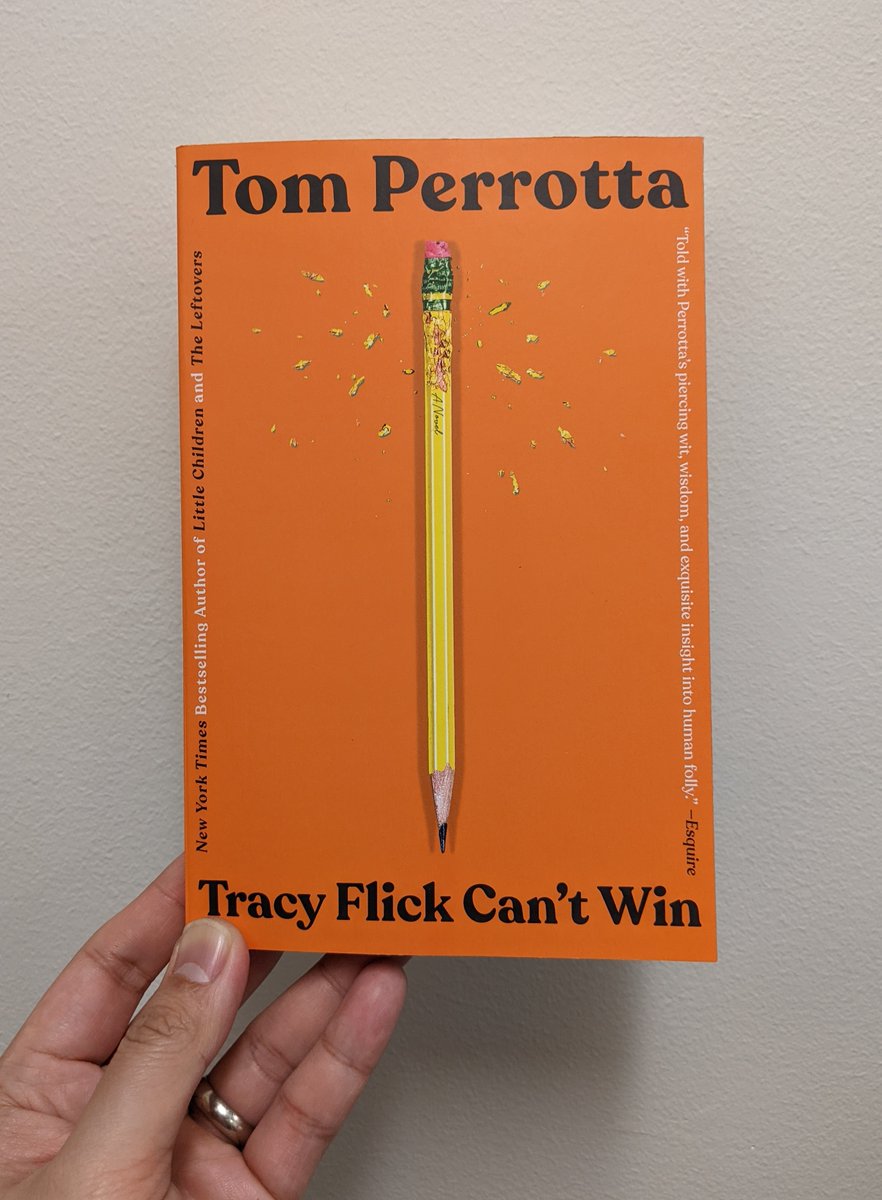 Read it before you see it! #TracyFlickCantWin by #TomPerrotta is soon to be a major motion picture starring <a href="/ReeseW/">Reese Witherspoon</a> and this “engrossing and mordantly funny” (<a href="/People/">People</a>) novel about ambition and never really leaving high school behind is now in paperback! spr.ly/6013OFuud