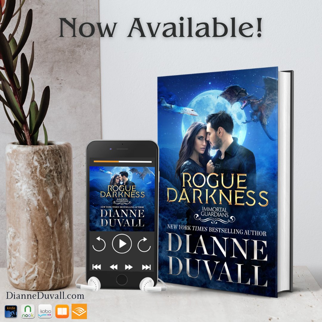 Rincondejoss's tweet photo. Don't miss the next thrilling release in .@DianneDuvall 's must-read paranormal romance series, #ImmortalGuardians ! ROGUE DARKNESS is #AvailableNow ! #OneClick on Amazon > https://t.co/Zrs1U58QL4 or your favorite online book retailer today! #NewRelease https://t.co/50graNpiZE