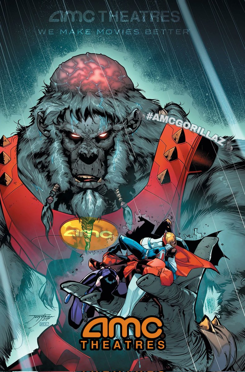 @JamesGunn Is that GORILLA GRODD , if so when could we expect to see him on the big screen?

I'm asking for 4 million plus APES who would go APEsh*t, at AMC ♥️
@AMCTheatres 🍿🎥 @wbpictures @DcComicsUnited #DCUniverse #LegionofDoom 
#AMCGORILLAZ🦍🦍