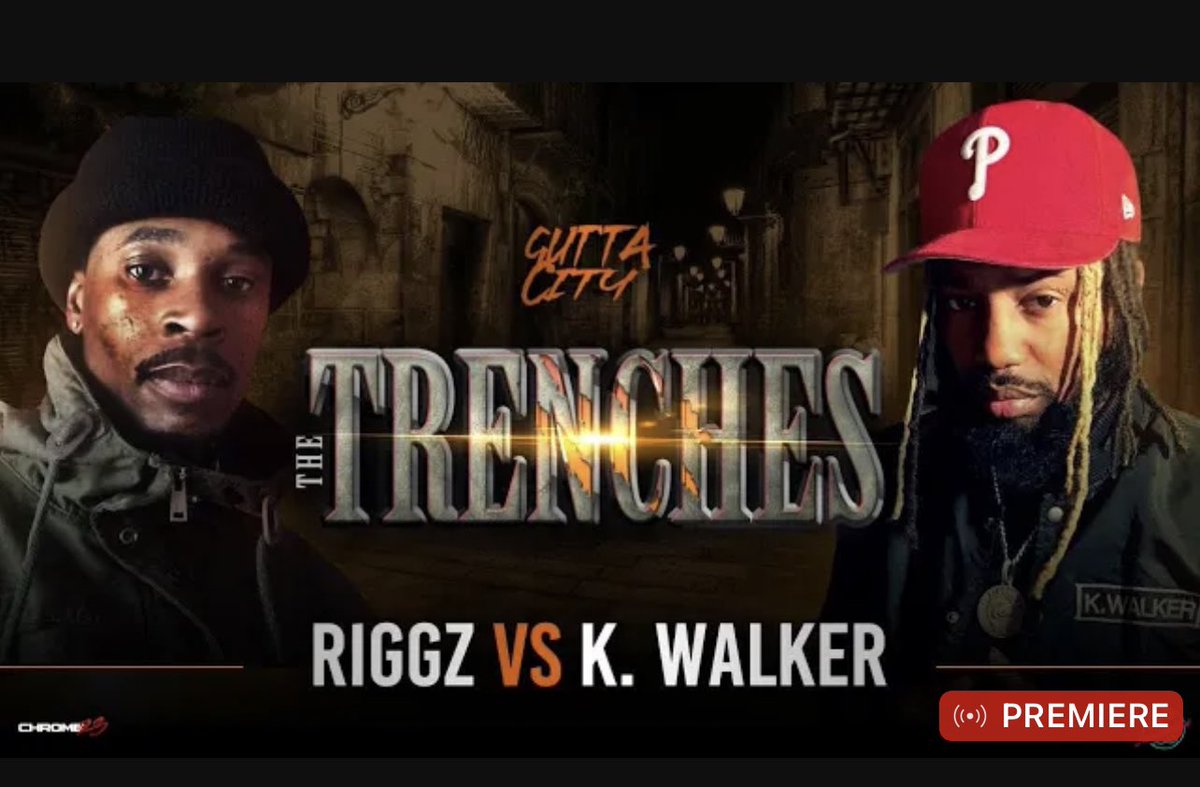 EazyTBCupdates's tweet image. 🎥@ImKWalker1 v @baghdadriggz 🎥

                ‼️PREMIERING NOW ‼️

@Eazyblockcapt #GuttaCity Presents #TheTrenches
On @ChromeTwenty3 via @YouTube

Full Battle: youtu.be/uQtDOhTpsQA