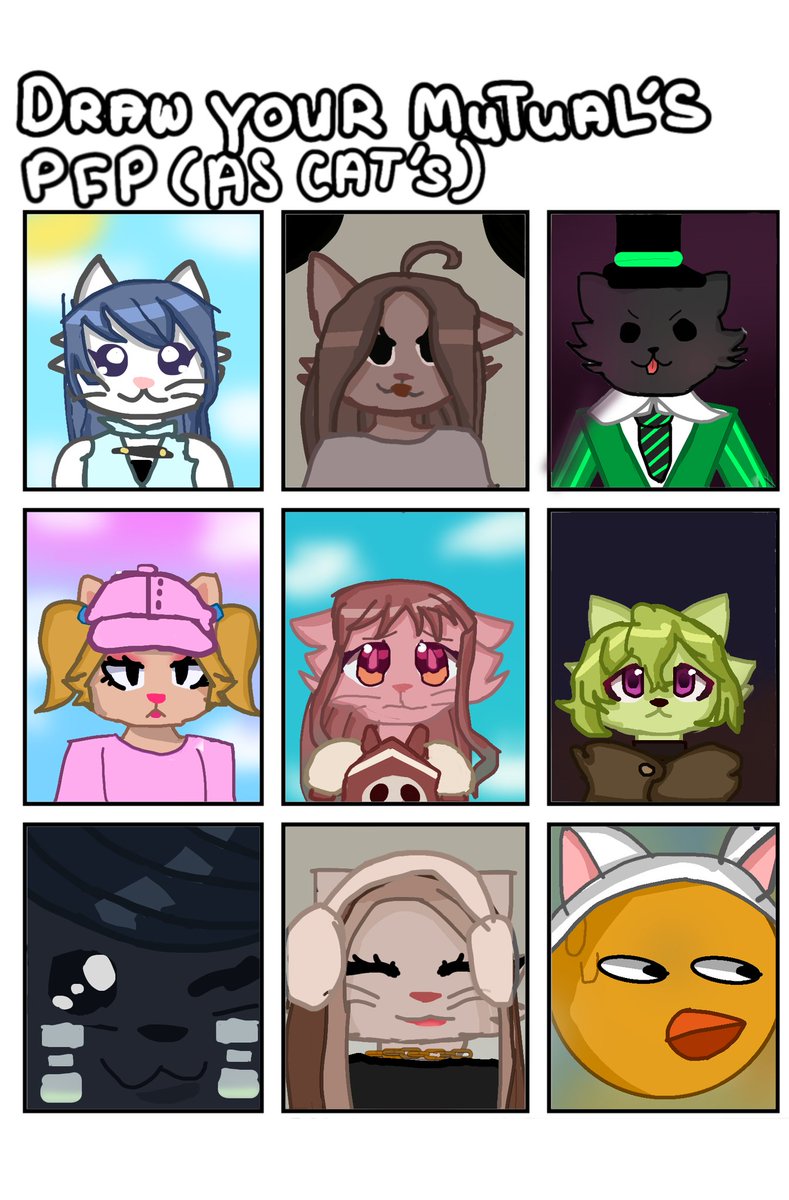 mekioofficial1's tweet photo. I'm finished!!!!  which ones your favorite?

The ppl who joined:
@Madz_Cakezie @allisonhrtskrxw @___flora_fnaf__ 
@KuromiKrew  @MoonMoonkrew @ajsugobble 
@SHU1CH1S1MPS @IDKsrslyy  @SmartPigeon2311 https://t.co/s5DSxNnMZ9
