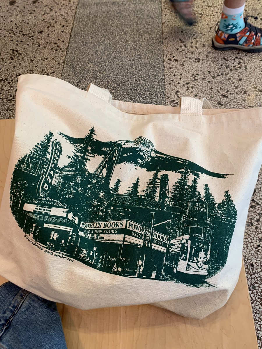 celebrating the end of an amazing PAT Net conference at the best bookstore in Portland