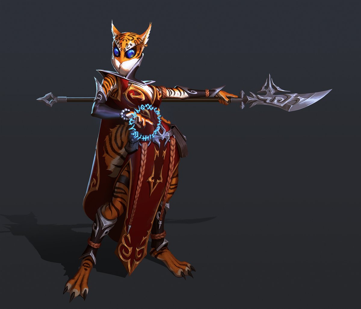 Hey! This is another illustration for a commission I did recently. His name is Altava and she's an Anadi Beastkin. What do you think?

#Digital2D #Illustration #fantasyart #digitalart #digitalpaint #gameart #rpg #commission #noaiart #noai