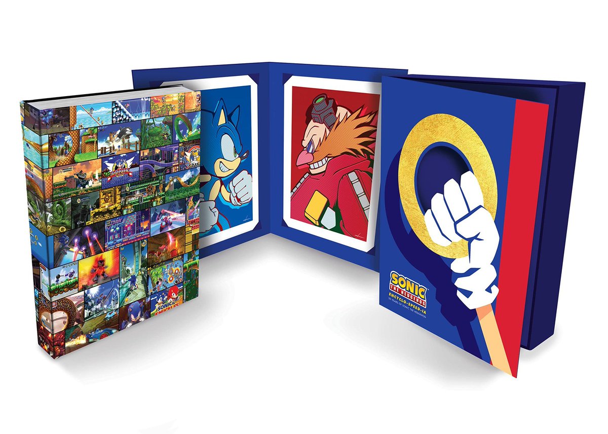 Sonic the Hedgehog Encyclo-speed-ia (Deluxe Edition) hardcover book is $37.33 on Amazon after listed coupon (53% off, 288 pages) amzn.to/3bAw4Gi