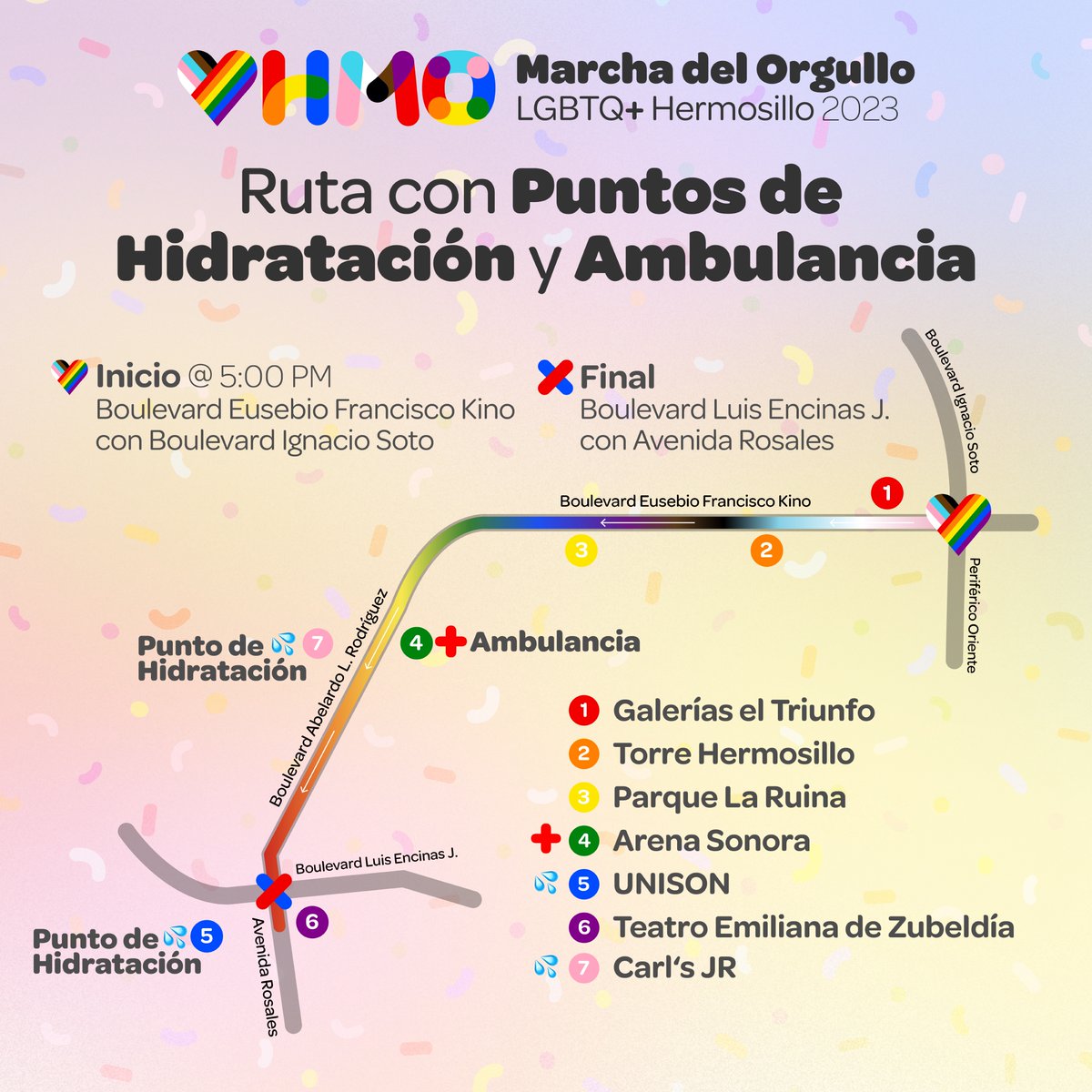 Marcha del Orgullo LGBTQ+ Hermosillo tweet media