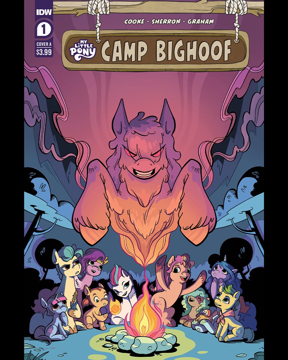 IDWPublishing's tweet photo. BRB... grabbing our smores... My Little Pony: Camp Bighoof FOC 6/19! @hellocookie @katesherron @Ziggyfin #NeilUyetake
https://t.co/DHYi83hcIE https://t.co/q9DQtLuOfx