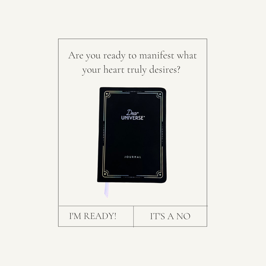sarahprout's tweet image. Are you ready? Get the Dear Universe Manifestation Journal: i.mtr.cool/zhzxixwnqv 

#journaladdict #creativewriting #notebooklove #selfreflection #journalinspiration #mindfulness #journalprompts #writingtherapy #goalsetting #dailyjournaling #dearuniverse