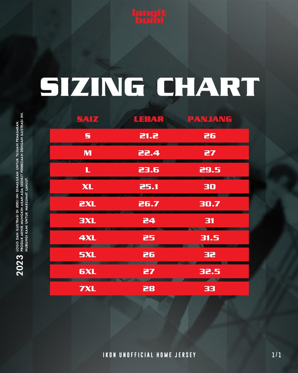 atlangitbumi's tweet photo. iKON UNOFFICIAL HOME JERSEY

Pre-order kini dibuka. Setiap jersi yang dibeli ketika pre-order akan dihantar lebih awal sebelum konsert iKON! ❤️🤍🖤

Klik link di bawah untuk membuat tempahn 📌

https://t.co/bl6yw8s55s
🌐 atlangitbumi
#langitbumi #footballcult #kpop #iKONWORLDTOUR https://t.co/cyJ2l1QS1R