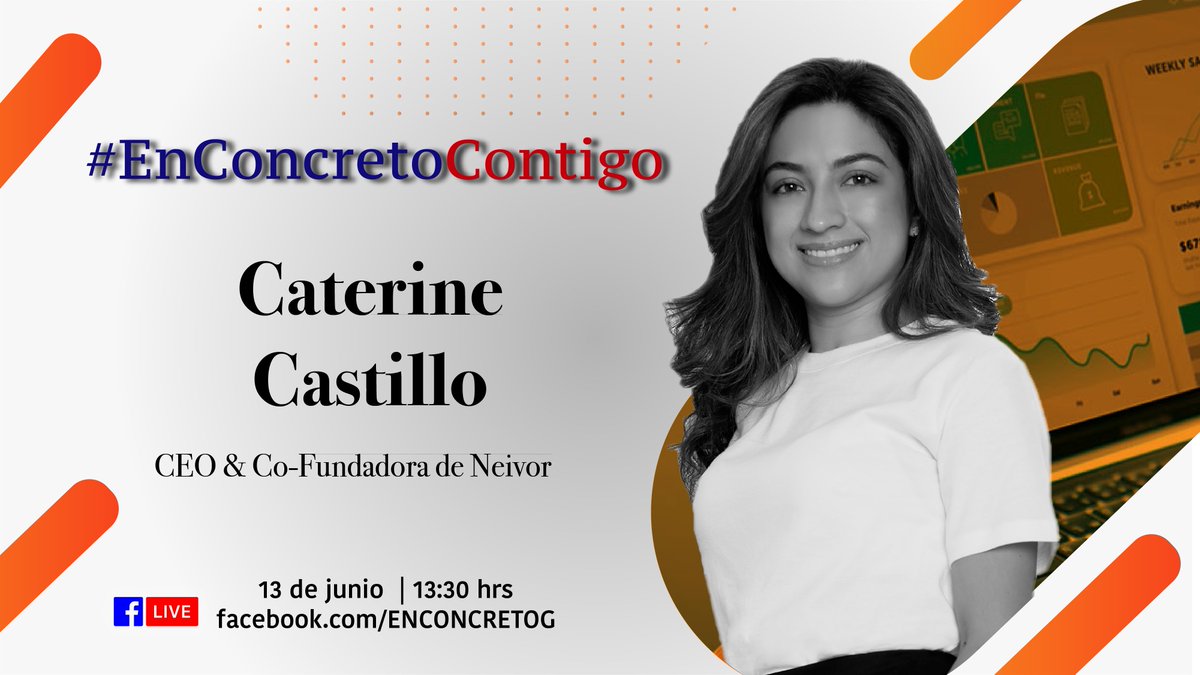 enconcreto's tweet photo. 🏢 Las Proptech apoyando a los condominios"
¡Conéctate hoy a las 13:30 hrs!👉 https://t.co/rClzWzfpes
🎙️Caterine Castillo ( @CatCasti ), CEO & Cofundadora de #Neivor
¡Envía tus dudas, comentarios y recomendaciones al chat de #FBLive! https://t.co/XKBvaKn6nC