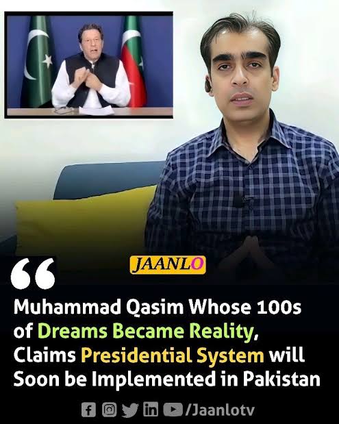 Bismillah...Many of Muhammad Qasim dreams come true, it's about 100 deeams..and his dream  will comes true., Because his dreams are from Allah....Ma Sya Allah!He is the chosen one
 youtu.be/iMkIuQuGiV4