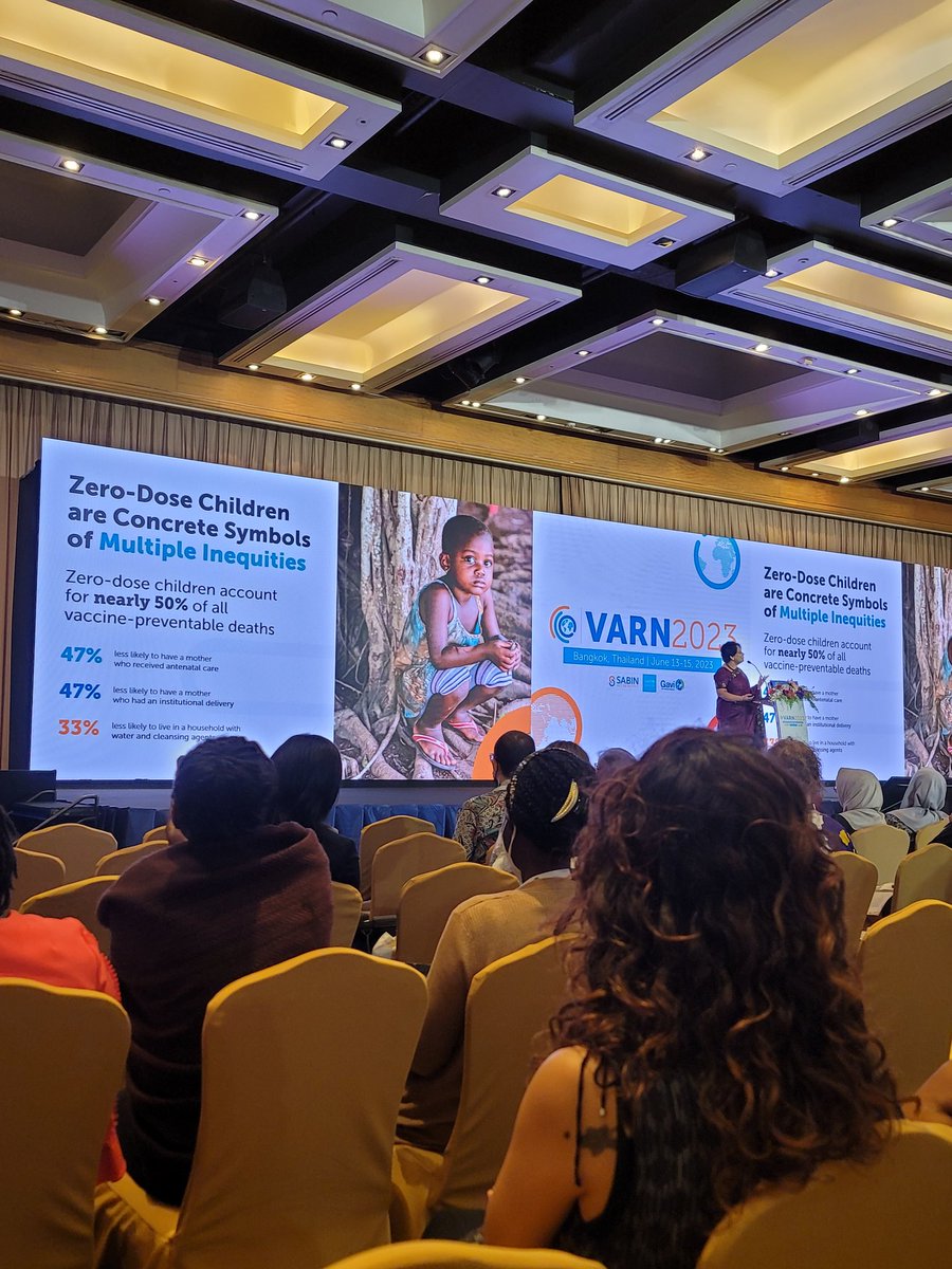 The world needs to do more for Zero-dose vaccinated children. They account for close to 50% of vaccine preventable deaths. #VARN2023