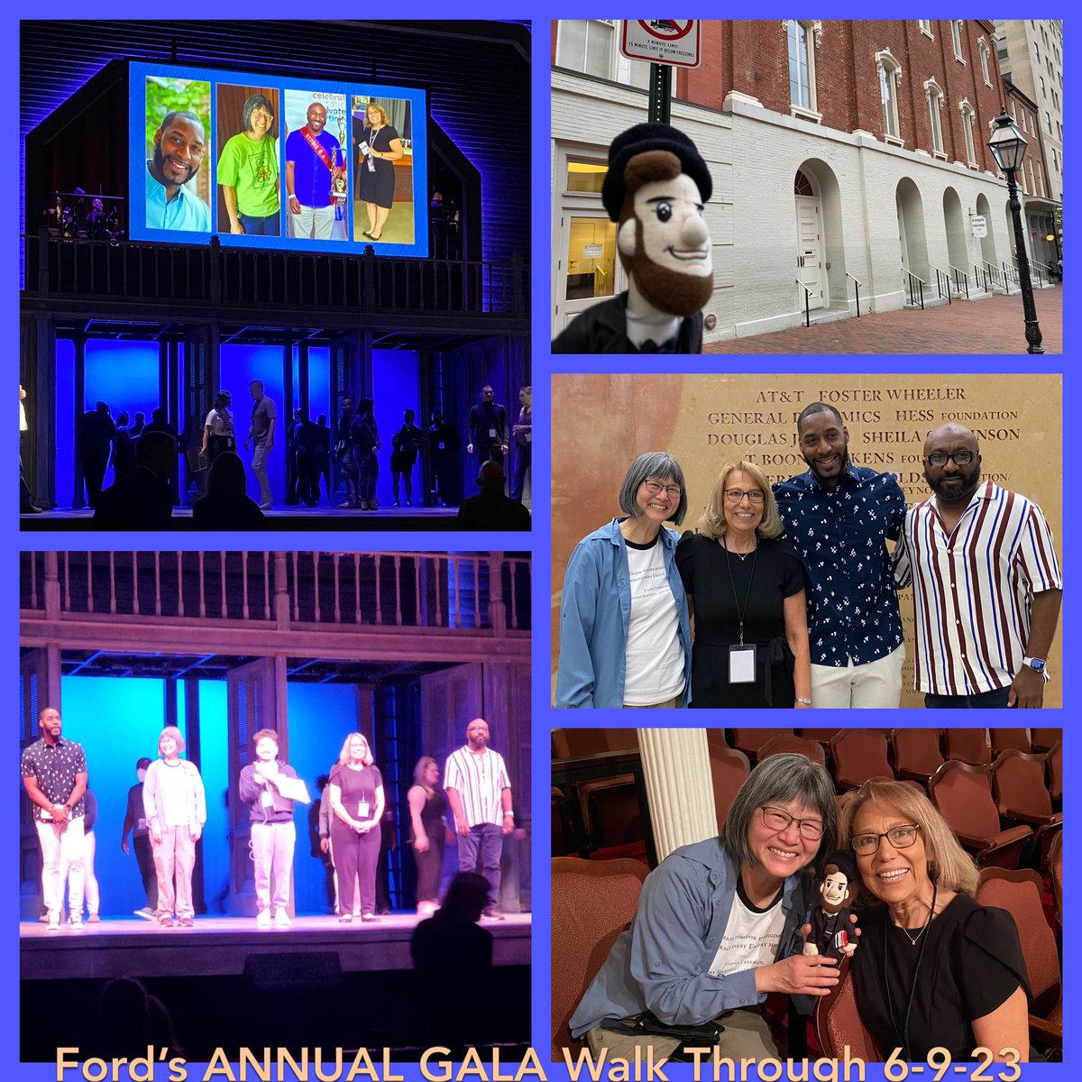 First night we joined the Ford’s GALA cast for the walk through. Thrilled to meet my fellow Ford’s teacher tribute recipients, all amazing educators! @jerbappleman Jemar Rountree, @thatsDrB