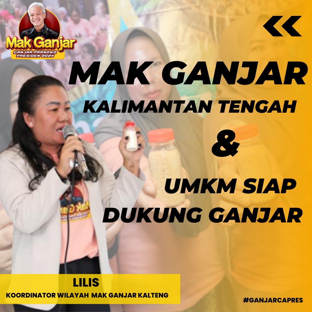 GanjarPra_RI1's tweet photo. Mak Ganjar Kalteng dan UMKM siap dukung dan menangkan Ganjar Pranowo. https://t.co/oG9ZeBvEq5