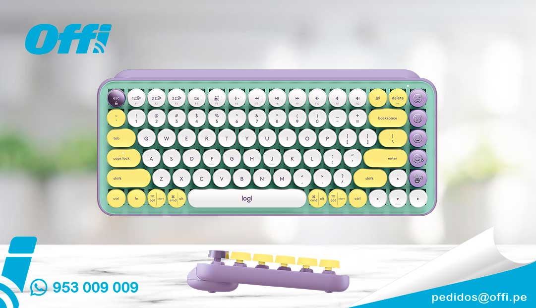 Offi_pe's tweet photo. Pop keys Logitech Teclado mecánico multidispositivo Lavanda ⌨️
https://t.co/R97mrHSlmM 👈
#PopkeysLogitech #LogitechPopKeys #PopKeys
Distribuidor de útiles, equipos y suministros de oficina en Arequipa, Camaná, Caravelí, Castilla, Caylloma, Condesuyos, Islay y La Unión. https://t.co/Ei0NlTP87b