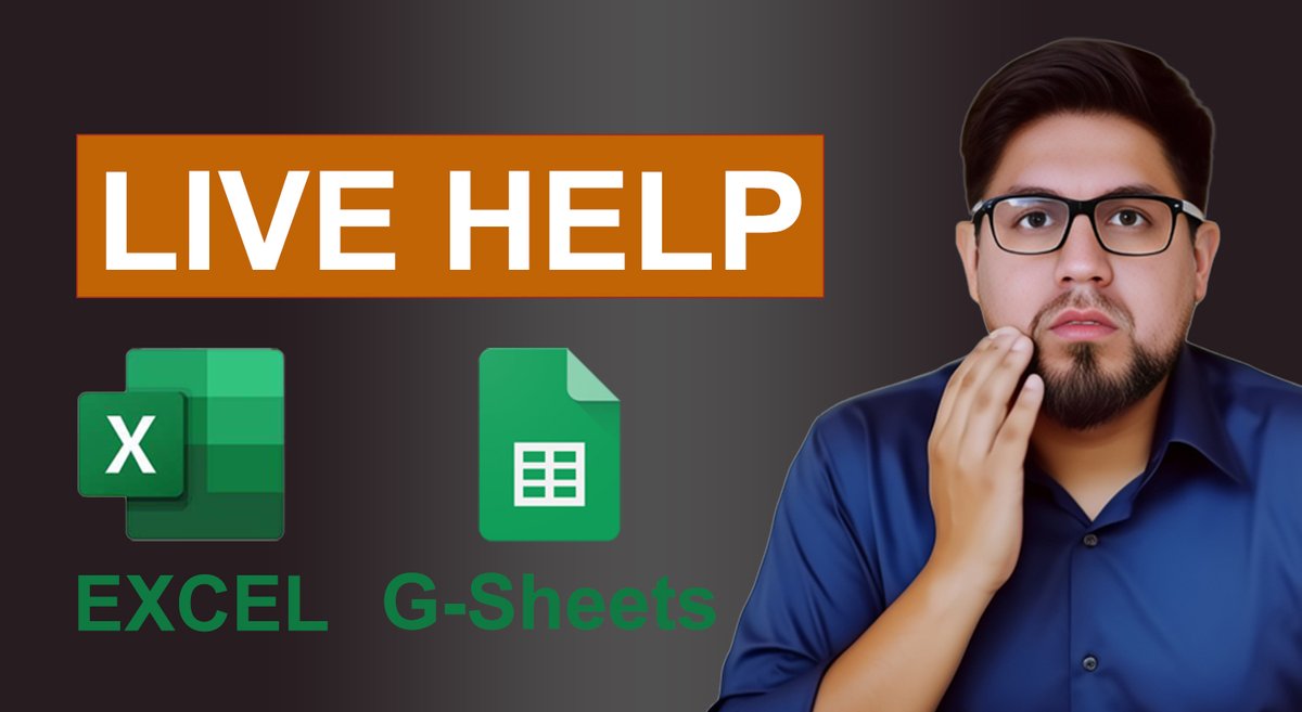 HireJohnGarcia's tweet image. Going live at 8 PM ET! If you&apos;re facing any Excel or Google Sheets hurdles, I&apos;m here to lend a hand.
👇


#ExcelHelp #GoogleSheetsHelp #Excel #GoogleSheets  #spreadsheets #ProductivityHacks #TimeManagement #BusinessEfficiency
