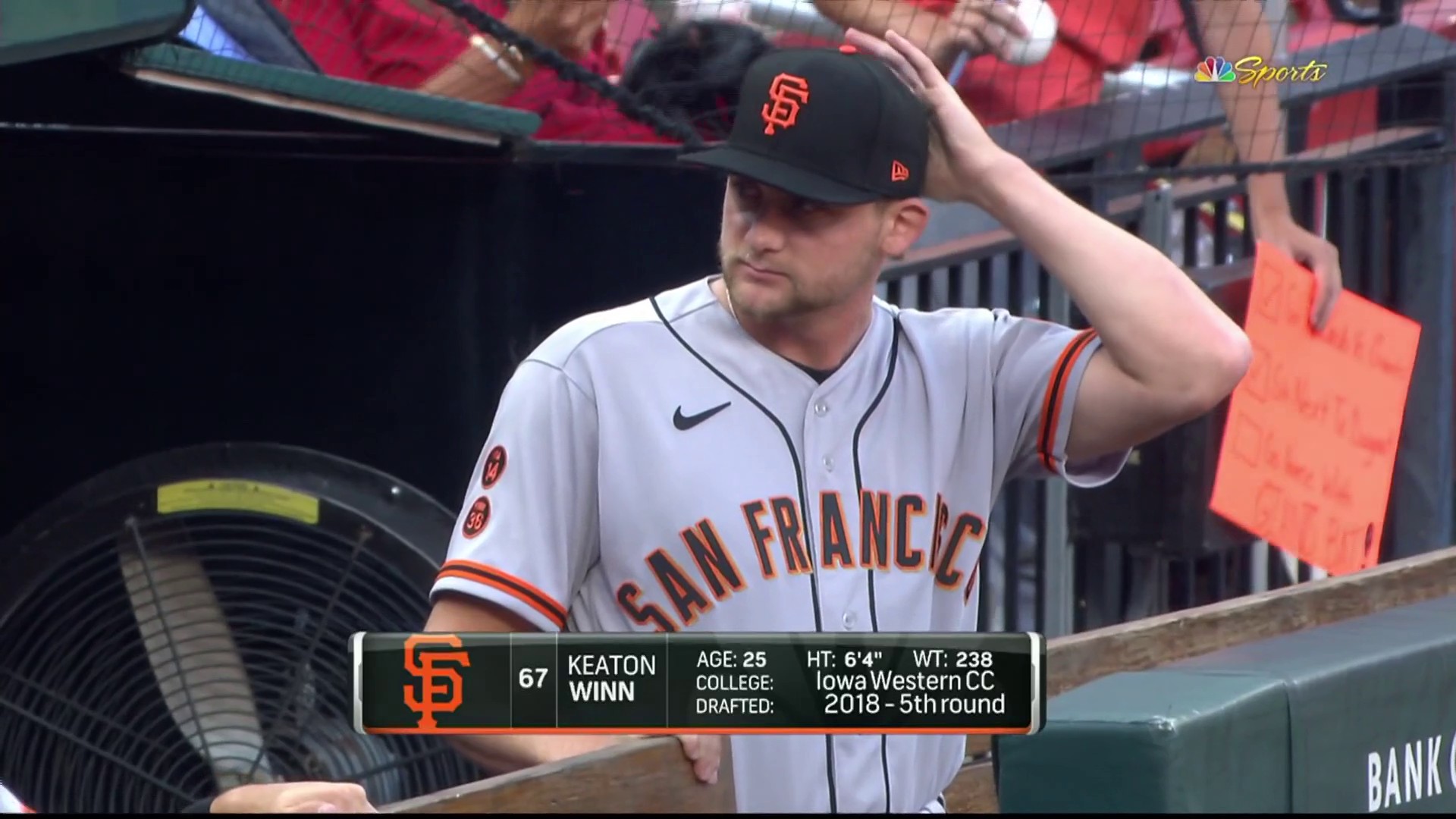 FOX Sports MLB on Twitter "Giants pitcher Keaton Winn had never been