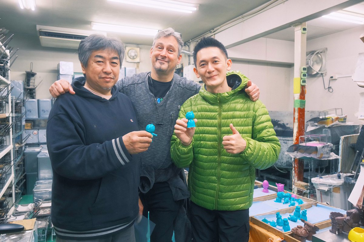 arvioman's tweet photo. ソフビ最終の製造した場所シカルナ工房でソフビを製造するのは本当に貴重なことですね！ https://t.co/jOfeIOyjzz