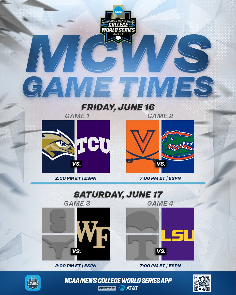 🚨 The 2023 #MCWS Game Times 🚨