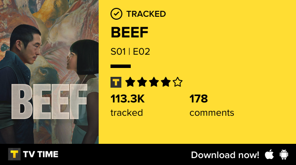 Aline23's tweet photo. I've just watched episode S01 | E02 of BEEF! #beef  https://t.co/UORu1lgZWR #tvtime https://t.co/S35pmpW3Gd