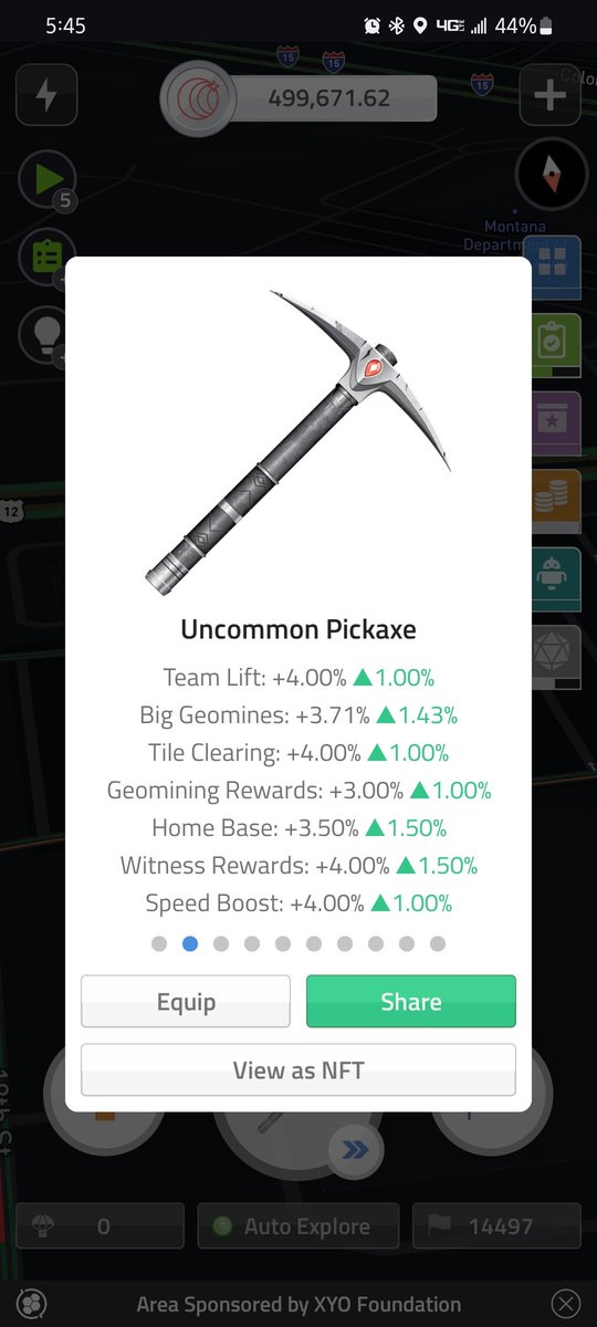 LewSales's tweet photo. Lucky me, the wife and I talked last night, and based on past updates, @LewSalesMT decided to send me one. Thanks To The Support Team this beautiful #CoinPickAxe showed up and it's Awesome Compaired too. https://t.co/Sp60DrFKJ0