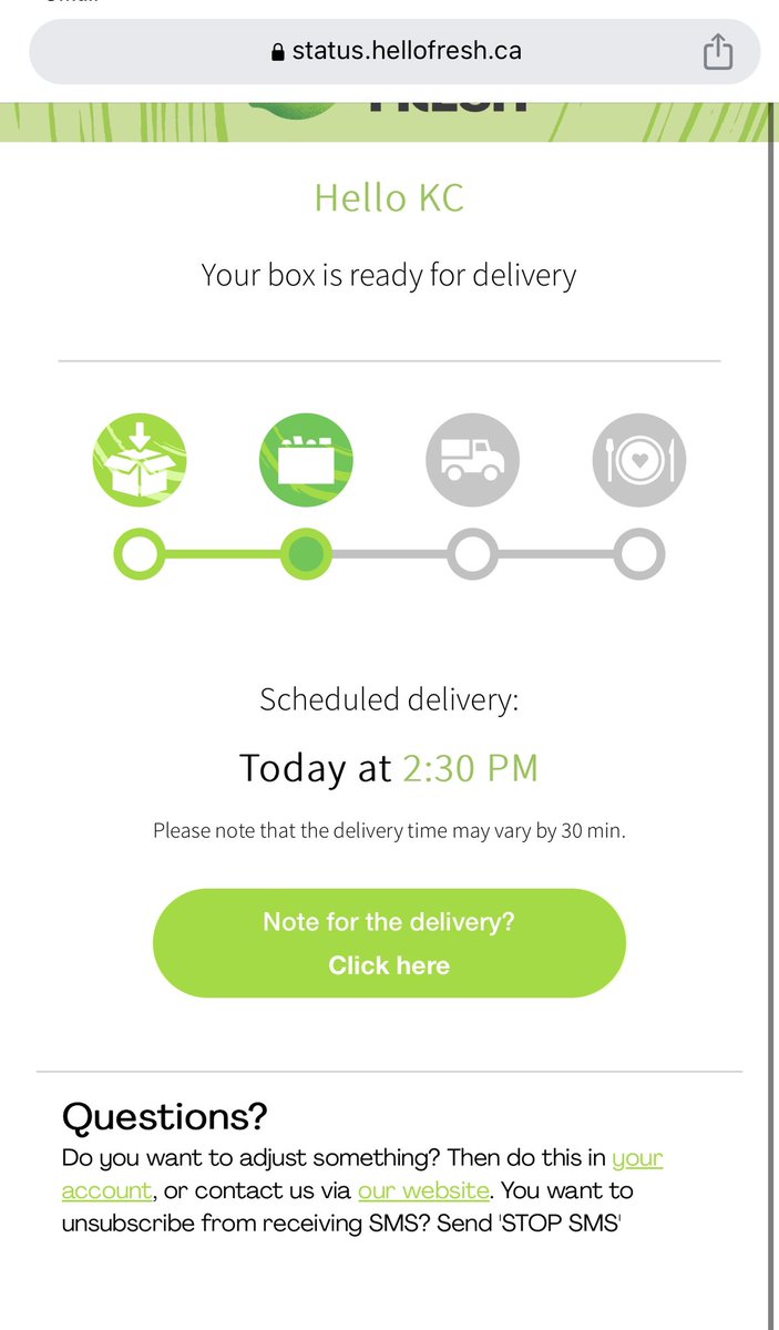 _kcaa's tweet photo. @HelloFreshCA where’s my dinner?? Im hungry!!! https://t.co/0aw0wBjMpu
