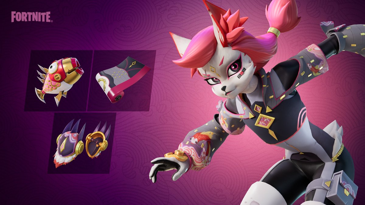 An ancient fox spirit who watches over the Fox Clan. Grab the Protective Zenko Bundle, which includes the Kimiko Five-Tails Outfit in the Shop now!