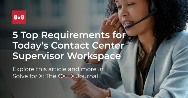ealmazora's tweet photo. Today's #contactcenter agents are more empowered than ever to engage with customers. But supervisors are stuck juggling workforce management, coaching &amp; more. @8x8's Solve for X journal features the 5 things they need in a virtual workspace. https://t.co/Wew1vFCUEp https://t.co/gzZpMSJXxz