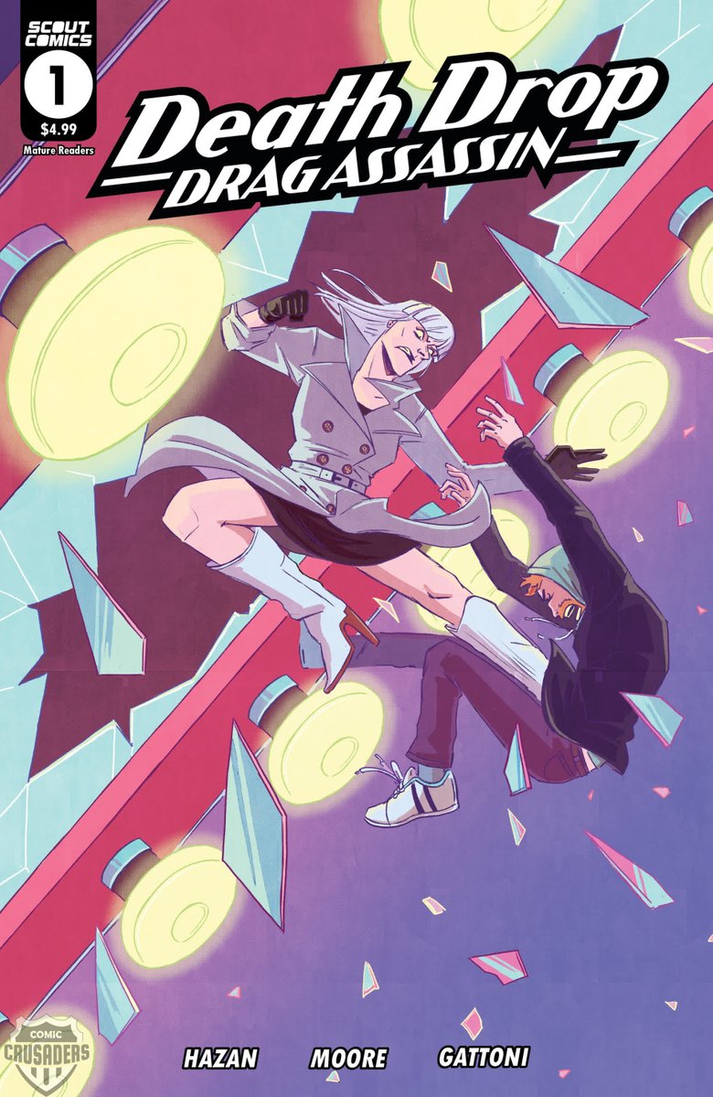 ComicCrusaders's tweet photo. #PREVIEW: Death Drop: Drag Assassin #1 by #DavidHazan, #AlexMoore, #LucasGattoni & more... from @ScoutComics #comics https://t.co/k40mvnOPHn https://t.co/jd3oaLgute