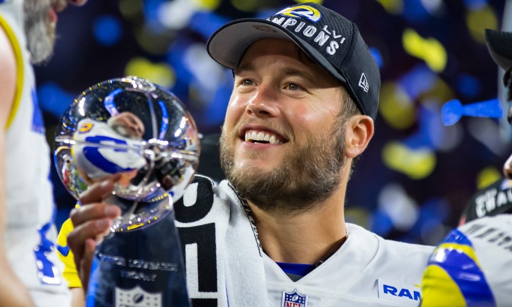 MLFootball's tweet photo. Is #Rams quarterback Matthew Stafford a Hall of Famer already? He is criminally underrated…

-Super Bowl Champion
-Pro Bowler 
-2011 Comeback Player of The Year 
-52,082 passing yards (11th All-time)
-333 touchdown passes (12 All-time) 
-191 games played, all as a starter 
-Stafford is fourth all-time in passing yards per game
-4,508 completions (11th All-time) 
-#Lions' all-time leader in completions (3,898) passing yards (45,109), passing touchdowns (282), and quarterback wins (74)
-Stafford is the fastest quarterback in #NFL history to 20,000 passing yards (71 games), 30,000 passing yards (109 games), and 40,000 passing yards (147 games)
-1st overall selection in the 2009 #NFL Draft
-Most consecutive seasons with 550+ passing attempts (eight)
-The most pass attempts in a season (727) 
-Only quarterback in history with 700-plus attempts in a season
-136 consecutive starts from 2011 to 2019 is the seventh-longest streak by a QB in #NFL history
-34 comebacks, 42 game-winning drives
-Multiple-time team captain 
-First player to complete 60% or more of passes in every game in a season (2015)
-Detroit #Lions All-Time Team
-Finished top-10  in passing 8 times
-Only had a 100 yard rusher 11 times in 166 games played for Detroit

UNDERRATED.