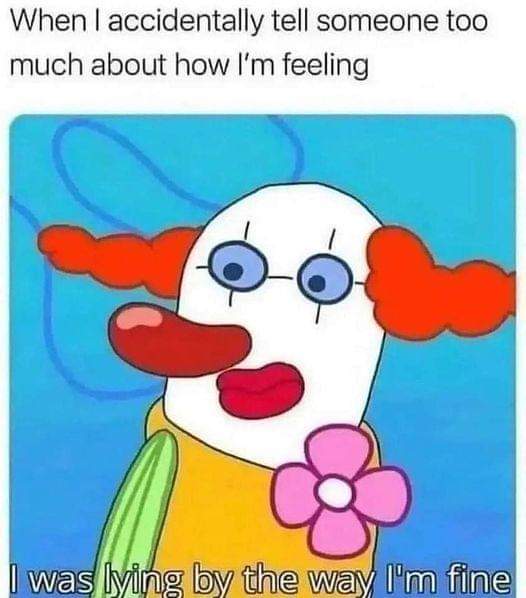 MennaSaad1996's tweet photo. "I'm fine" in Ross' voice from friends
#bpd #bpdmemes https://t.co/VLlxvKJaeS