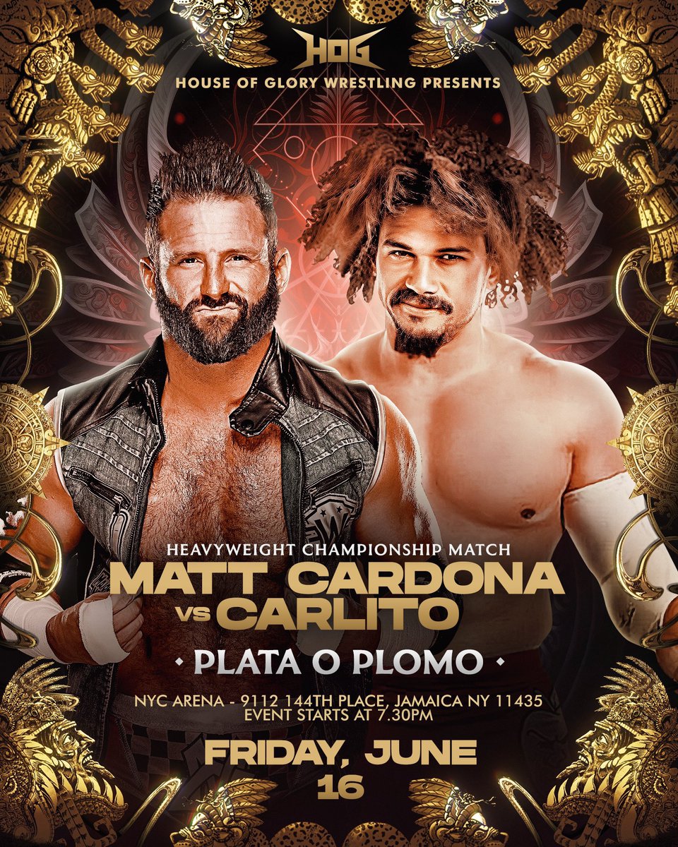 PremierWrest's tweet photo. ⚜️ORDER NOW!!!⚜️
👉🏼@HOGwrestling is coming to Premier THIS FRIDAY NIGHT with #PlataOPlomo, as part of #HOGweek!!! 🤯
💻➡️ Order as a PPV, or it’s included with your Premier+ subscription: https://t.co/cC8C72rDVU https://t.co/bCxlqq3rmA