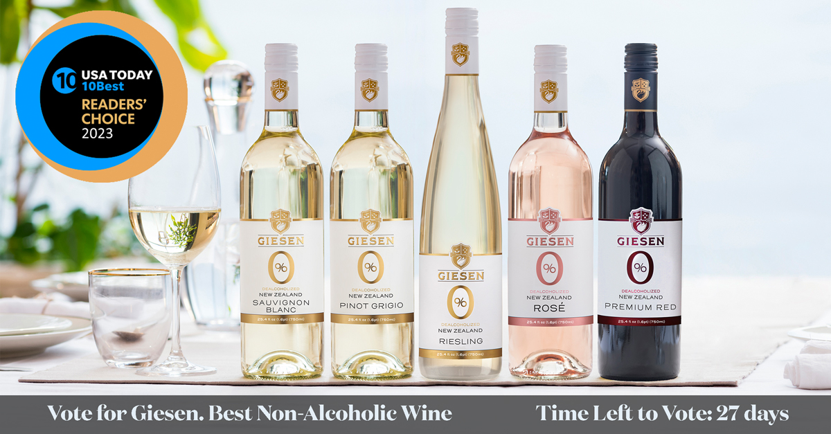 Vote Today for Giesen 0%: Help Us Win the USA Today Best Non-Alcoholic Wine Title! Show your appreciation for our exceptional range of alcohol-free wines by casting your vote now. One simple click to vote!
Visit ➡️ bit.ly/vote-for-giesen
#nonalcoholicwine #giesenwines #usatoday