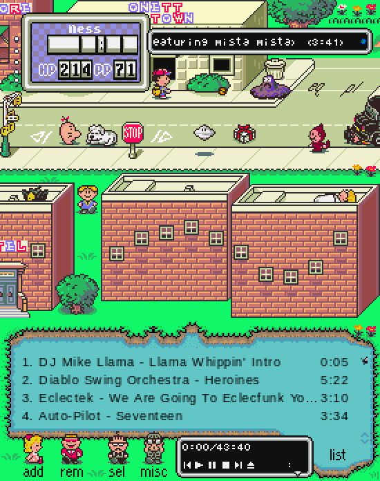 Winamp Skin: Earthbound