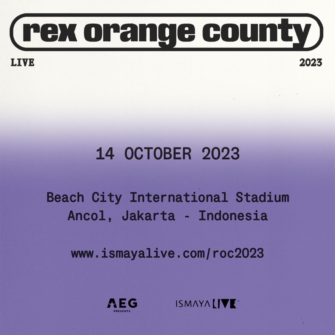 Rex Orange County Jakarta Show Gets a Venue Upgrade — Ismaya Live