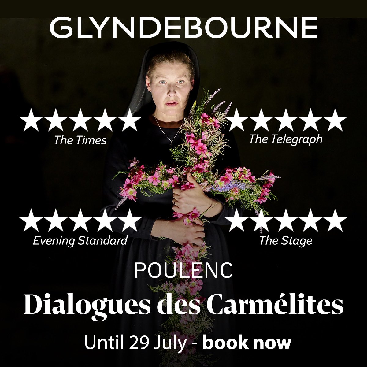 What a joy to be part of this unforgettable show! 

#noordinaryopera #opera #glyndebourne #poulenc #dialoguesdescarmélites