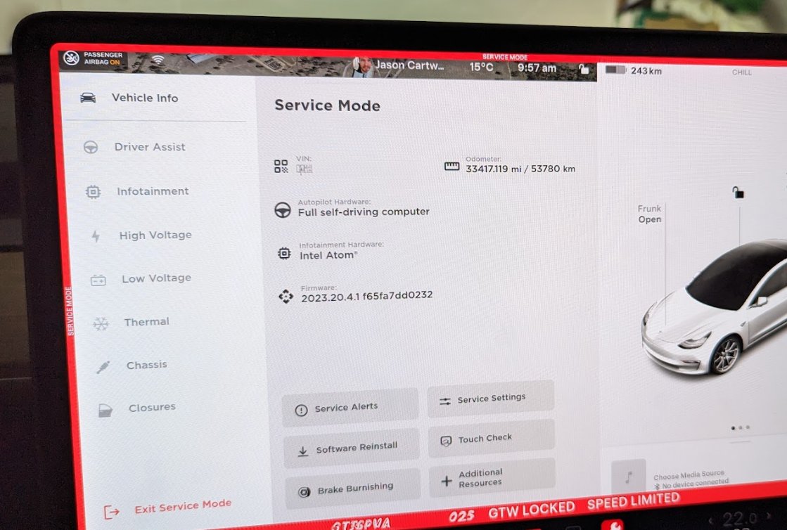 techAU's tweet photo. Tesla #ServiceMode in 2023.20.4.1.. this will be a thread. https://t.co/bbSnnuQ7k8
