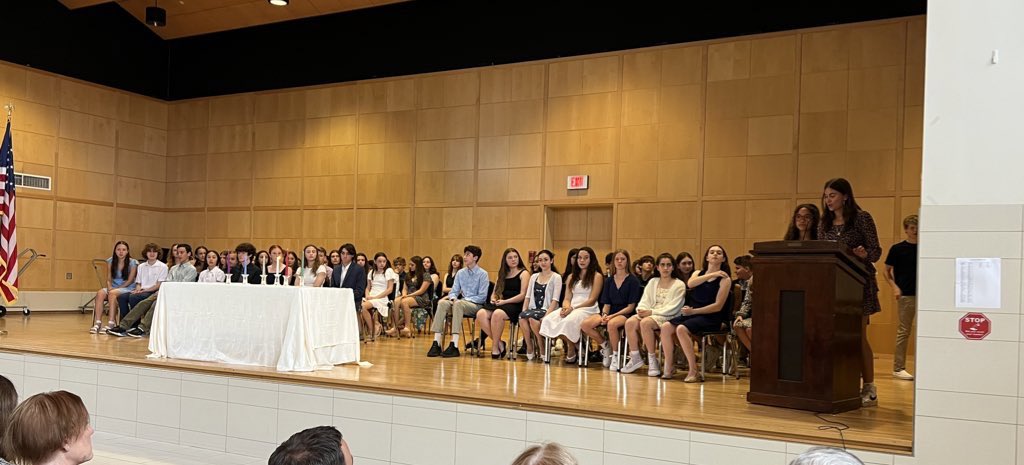 Extra proud of these 7th and 8th graders as they are inducted into the #NJHS⭐️ #Scholarship🕯 #Citizenship🕯#Service🕯#Leadership🕯#Character🕯@EGPSAsstSuper @BGRicca @mbrightman126 @GinaSaccoccio