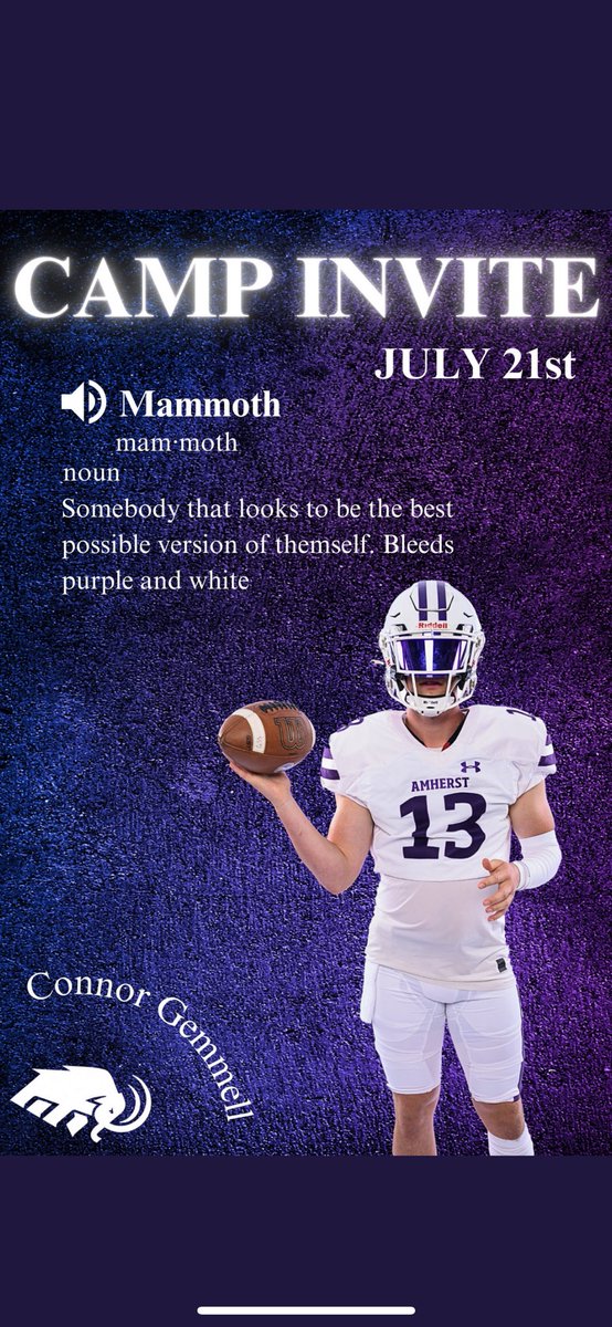 Connor Gemmell (@connorgemmell9) on Twitter photo Thank you <a href="/AB_balogh/">Alex Balogh</a> for the camp invite. Looking forward to visiting campus <a href="/AmherstCollFB/">Amherst College Football</a> <a href="/HuskiesCSD/">Highland Huskies CSD</a> Thank you <a href="/AB_balogh/">Alex Balogh</a> for the camp invite. Looking forward to visiting campus <a href="/AmherstCollFB/">Amherst College Football</a> <a href="/HuskiesCSD/">Highland Huskies CSD</a>