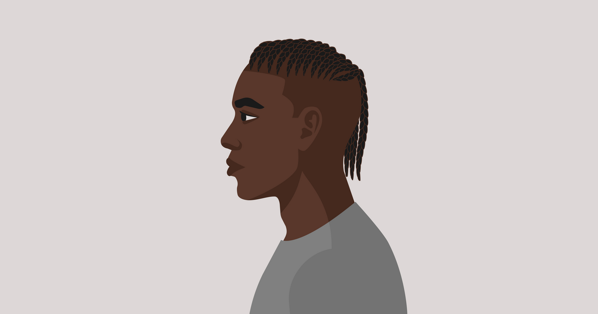 NatBasil's tweet image. Latest Vector @VectorStock black man with african braiding hairstyle #VectorStock vs2.page.link/F5uJ