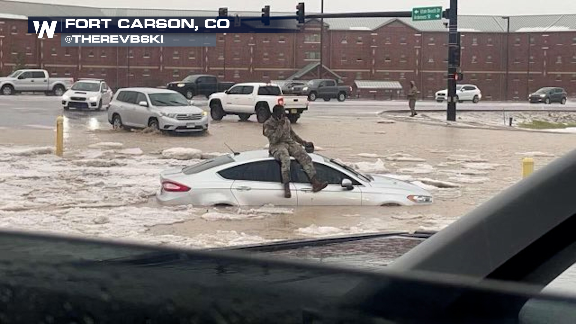 WeatherNation on Twitter "Flashing flooding left drivers stranded and