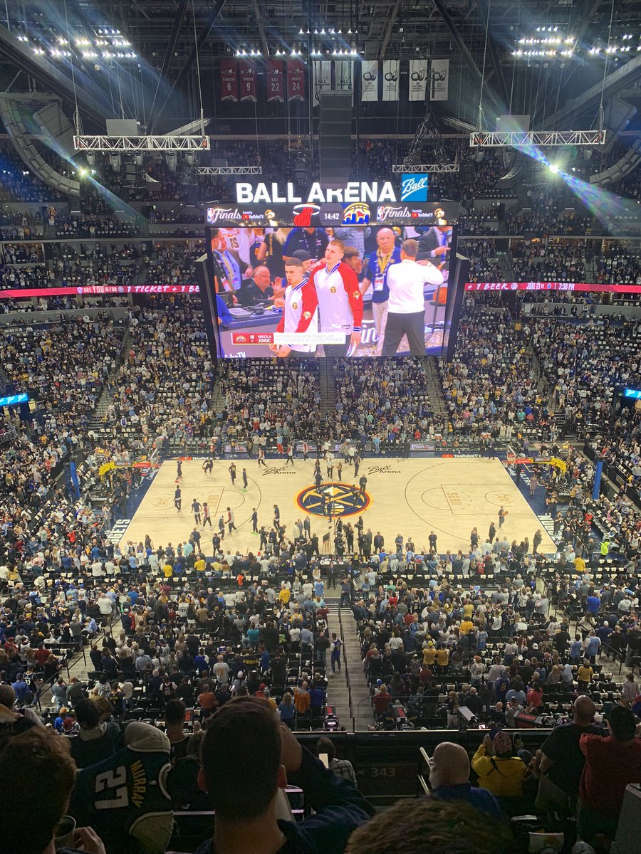 Wouldn’t miss it for the world 💙💛<a href="/nuggets/">Denver Nuggets</a>