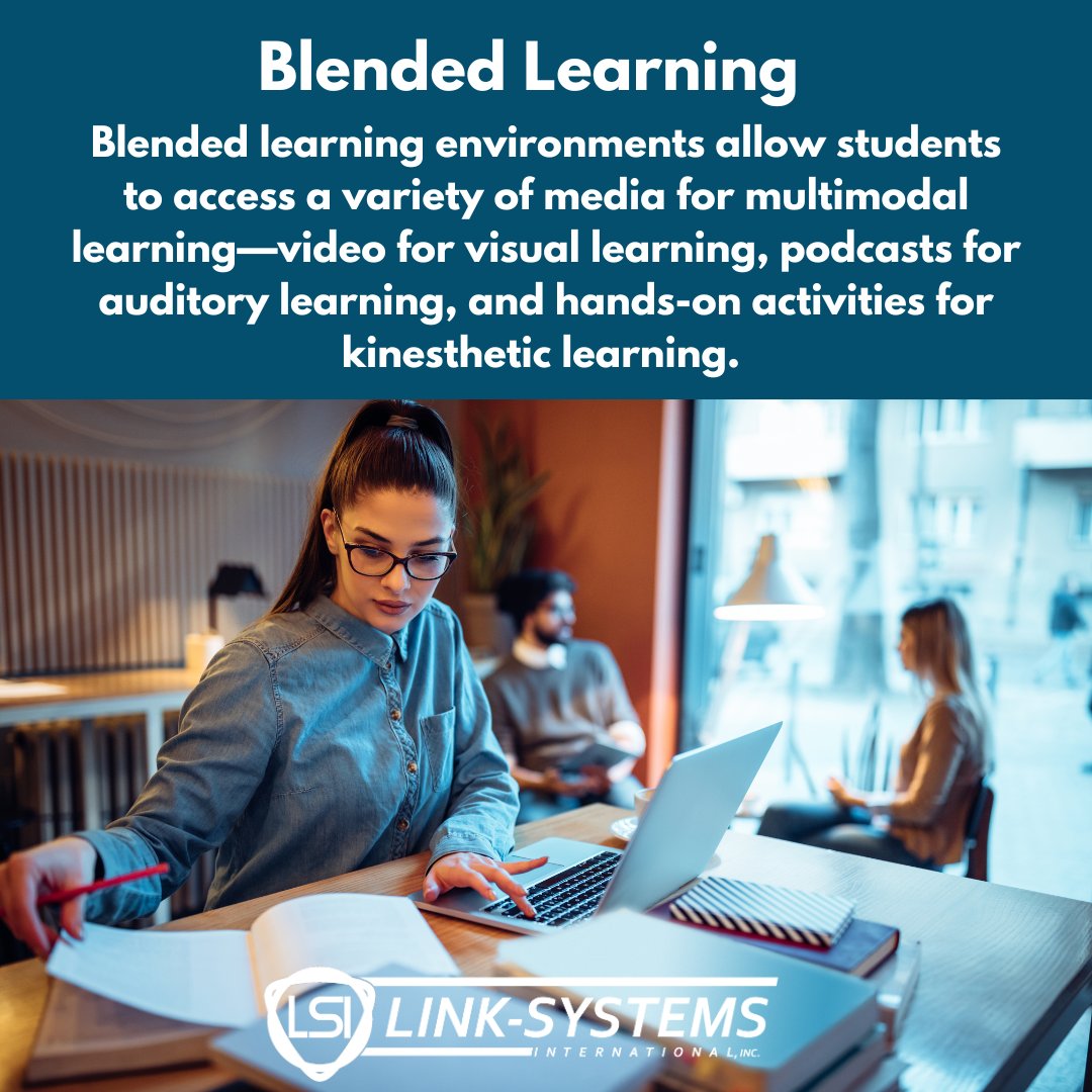 lsi_edu's tweet image. Research shows that multimodal learning engages students in learning in multiple modalities to reinforce concepts and help students learn more quickly and in-depth.

#StudentSuccess #BlendedLearning #MultimodalLearning #OnlineLearning #LinkSystemsInternational
