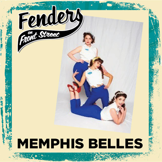The Memphis Belles is performing at Fenders on Front Street - 10-12pm, an all-female vintage vocal trio, inspired by The Andrews Sisters, The Memphis Belles will charm you with their sweet harmonies and lovable personalities! #downtownissaquahassociation #fendersonfrontstreet